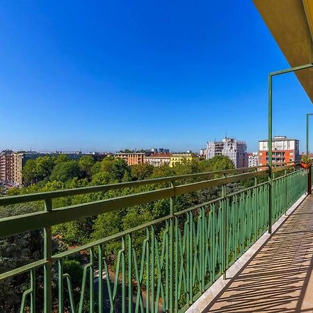 Sunny & Updated Flat With Panoramic City View 50M From M4 Stop Milano Exteriör bild